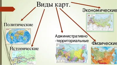 Виды географических карт картинки
