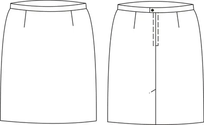 С иголочки!: Обработка юбки: описание внешнего вида и детали кроя