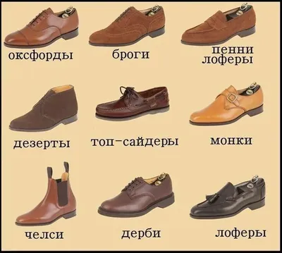 Виды классической мужской обуви | Мужская одежда - "Престиж" | Дзен