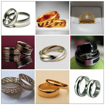 Какие бывают обручальные кольца?