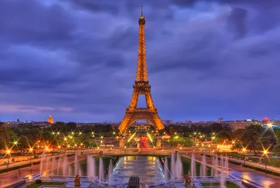 Париж. Вид на Эйфелеву башню» картина Гайнуллина Фуата маслом на холсте —  купить на 