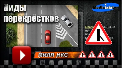 Проезд перекрёстков: ПДД, виды перекрёстков и как правильно проезжать  перекрёстки