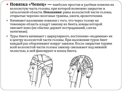 Презентация по ОБЖ на тему "Повязки. Правила наложения повязок"