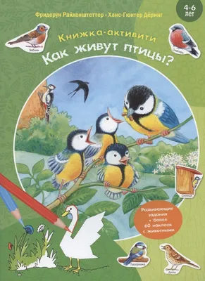 Как живут птицы? Развивающие задания + более 60 наклеек. 4-6 лет (Фридерун  Райхенштеттер) - купить книгу с доставкой в интернет-магазине  «Читай-город». ISBN: 978-5-00-198039-1