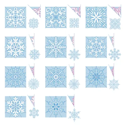Как выглядят снежинки виды снежинок» — создано в Шедевруме