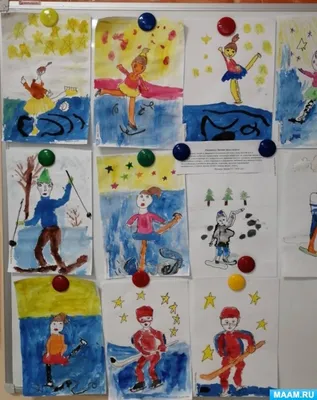Плакаты для детского сада – Зимние виды спорта » *Всегда праздник!*