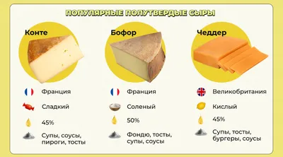 Классификация сыров. Твердый сыр и мягкий сыр