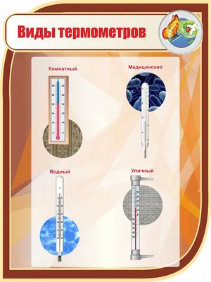 Конспект занятия "Какие бывают термометры"
