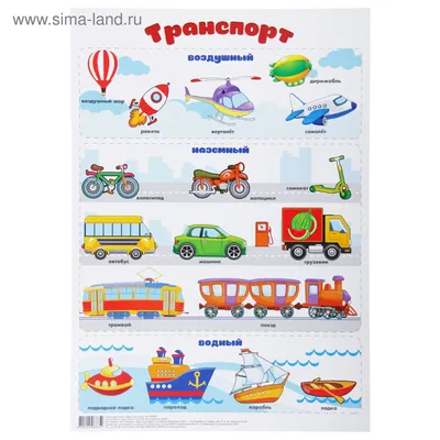 Транспорт: картинки для детей | Preschool activities, Transportation  preschool, Preschool learning activities