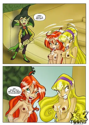 Rule 34 - 1boy 1girls ass blonde hair bloom (winx club) blue eyes breasts  canon couple charmix fairy fairy wings female hand on ass handjob high  heels male orange hair rainbow (animation