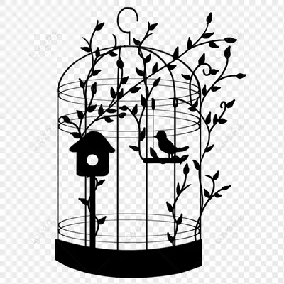 Птица Птичья Клетка - Бесплатная векторная графика на Pixabay - Pixabay
