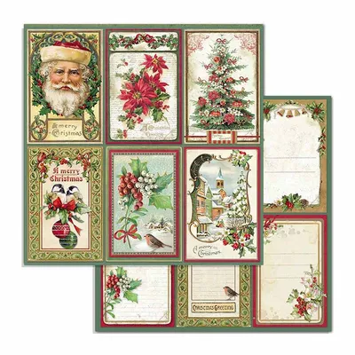 New Year tree | Рождественские издания, Бумага для скрапбукинга,  Рождественские картинки