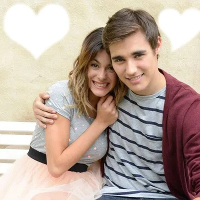 violetta e leon Photo frame effect | Pixiz