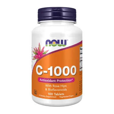 Витамин C 1000 мг, Vitamin C-1000, Now Foods, купить в Москве