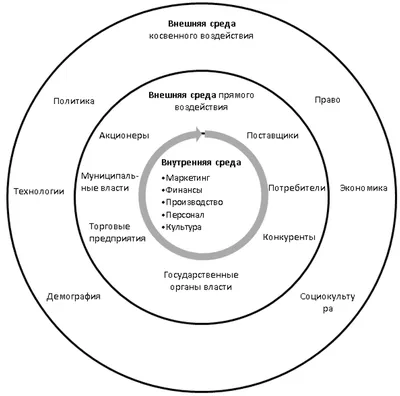 Внешняя среда организации в менеджменте