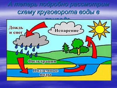 Картинки круговорот воды в природе детская (68 фото) » Картинки и статусы  про окружающий мир вокруг