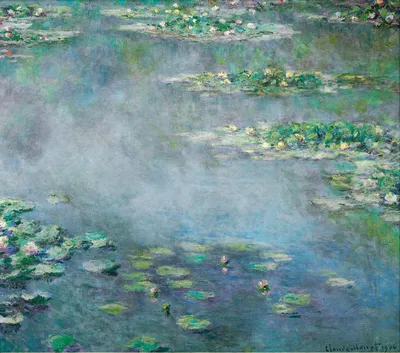 Клод Моне - Водяные лилии, 1906, 100×89 см: Описание произведения | Артхив