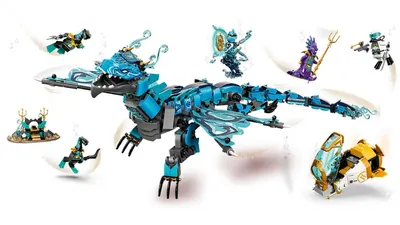 Lego Ninjago Водный дракон 71754 (ID#1414719418), цена: 3499 ₴, купить на  