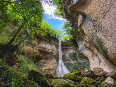 Замерзший водопад - фото и картинки: 60 штук