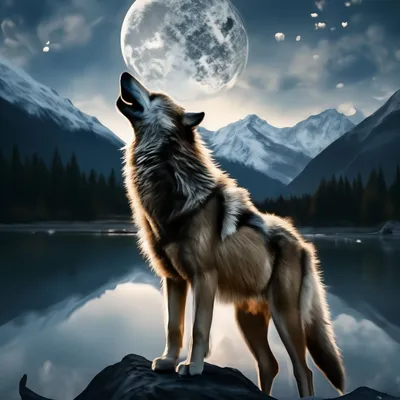 Значение тату волка - для девушек и парней - Волк воющий на луну, Стая  волков - YouTube