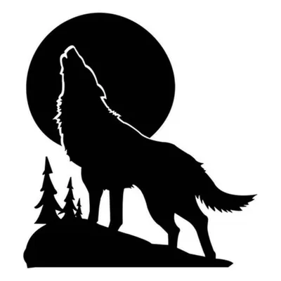 фигурка Волк воющий на луну - купить в магазине БронзаМания