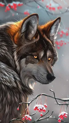 Обои на телефон волк 1080×1920, скачать картинки волки | Zamanilka | Дух  волка, Черные волки, Рисунки с волками