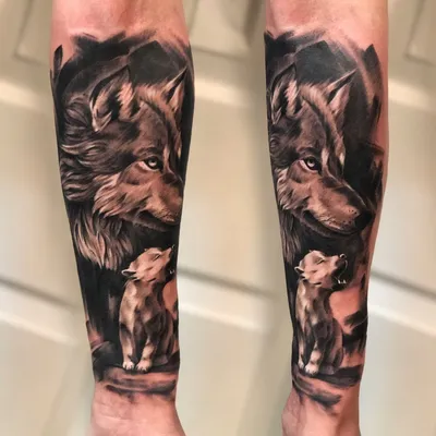 40 Татуировок - Тату Волк на предплечье || Wolf tattoo on forearm - YouTube