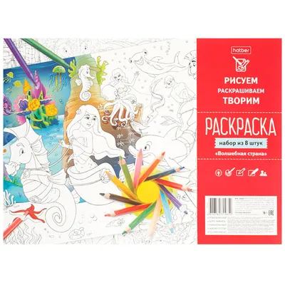 Раскраска с фломастерами Волшебная страна 978-5-378-33532-9 купить в  Новосибирске - интернет магазин Rich Family