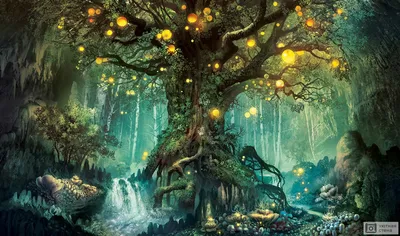 Картина Волшебное дерево, радужный баобаб, маслом на холсте в  интернет-магазине Ярмарка Мастеров по цене 35000 ₽ – HQHOXRU | Картины,  Самара - доставка по России