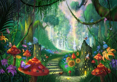 Волшебный лес картинки