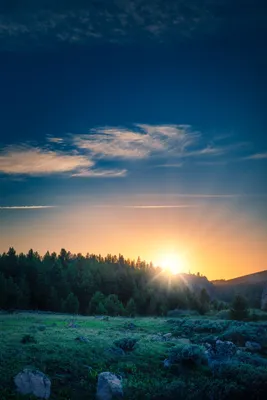 Обои восход солнца, закат, гора, природа, дикая местность - картинка на  рабочий стол и фото бесплатно