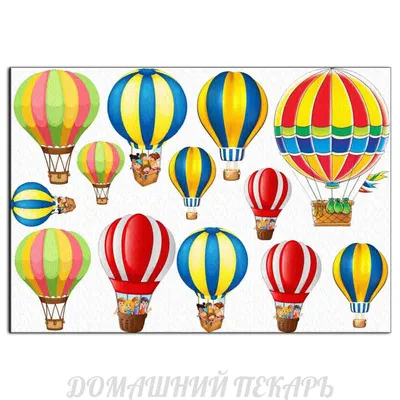 Воздушные шары 1 вафельная картинка | Магазин Домашний Пекарь