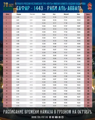 Время намаза в ГРОЗНЫЙ на сегодня МАРТ 2023 // МАРТ ойи намоз вактлари  ГРОЗНЫЙ 2023 - YouTube