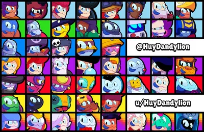 Все Бравлеры в одном фото | Brawl Stars | RU Amino