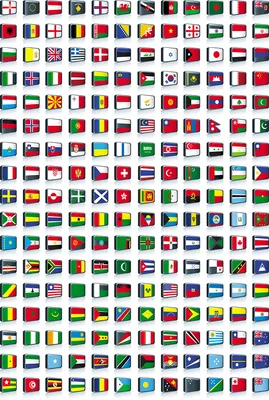 Векторные 3D флаги стран мира в формате ai — 