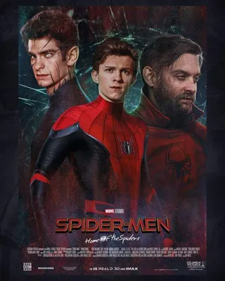 Эпичный фан-арт фильма «Человек-паук 3» объединяет трех Человеков-пауков