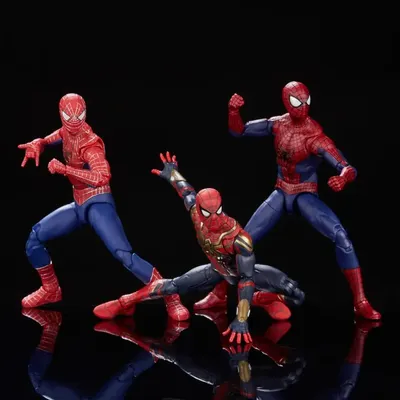 Фигурки героев мультфильма Marvel Legends, 15 см, Человек-паук, 3  шт./упаковка | AliExpress