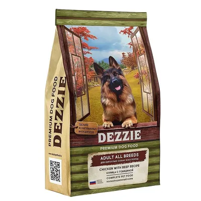 Сухой корм для взрослых собак всех пород DEZZIE ADULT DOG ALL BREEDS Курица  с говядиной 3 кг купить в Екатеринбурге | 5659041/4650096352536 | Заповедник