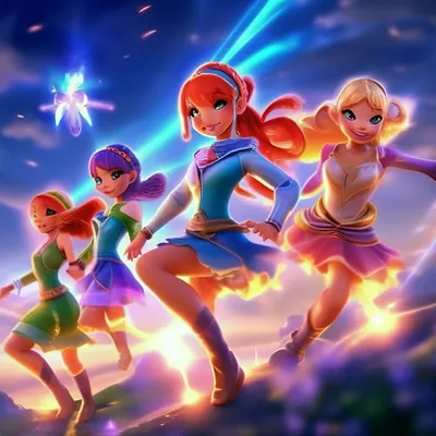 Хронология всех мультфильмов WINX | pink world | Дзен