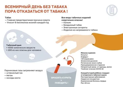 Всемирный день без табака — когда и какого числа отмечают в 2023 и 2024  году. Дата и история праздника — Мир космоса