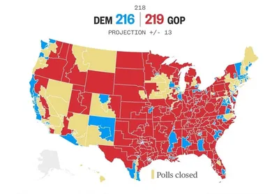 Красная волна»: опубликованы результаты экзитполов на выборах в Конгресс США  (фото)