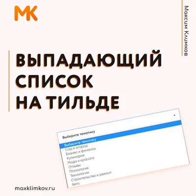 Как добавить изображения в выпадающий список формы Tilda? | Нолим -  модификации и эффекты для Tilda