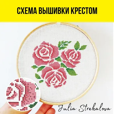 Набор Схемы для вышивки крестом PDF, Птица, цветы, клетка, 3шт, HappyDay -  Александра Владимировна Турищева - скачать на Wildberries Цифровой | 133427