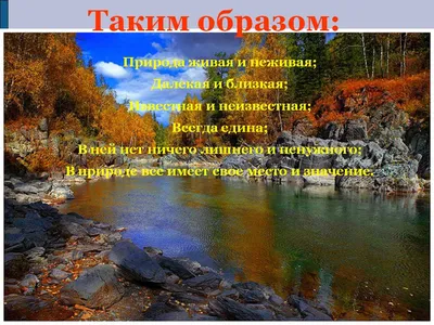 Тема урока: "Единство живой и неживой природы". 2-й класс