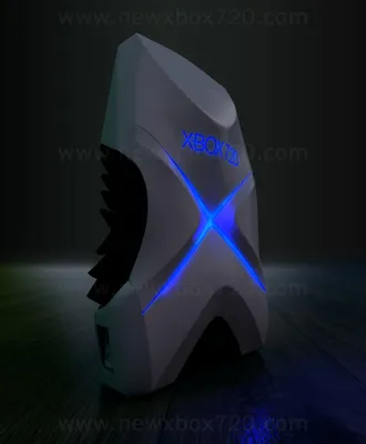 Xbox 720 Console Concept Design by David Hansson - Blue Glow In The Dark |  Concept design, Xbox one console, Xbox