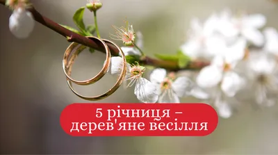 Дерев'яне весілля (5 років): привітання з річницею одруження і найкращі  подарунки - Радіо Незламних