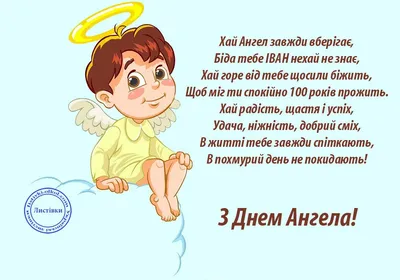 День ангела Івана - привітання, картинки та побажання українською з  іменинами