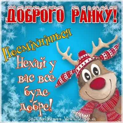 Доброго зимового ранку - привітання, картинки, побажання українською мовою  - Тут Добре