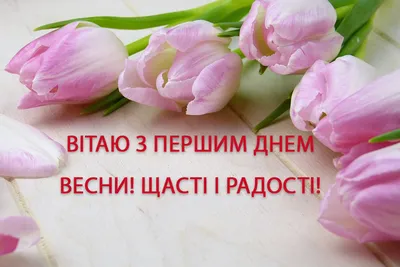 Поздравления с первым днем весны: проза, стихи, картинки на украинском  языке — Украина