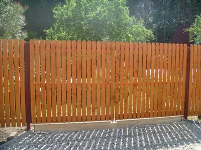 Забор из металлического штакетника, цена с установкой под ключ в Москве и  Туле
